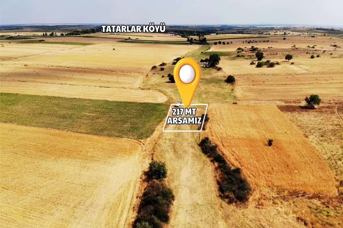 Edirne Süloğlu Tatarlar'da 217m² Çaplı Muvafakatlı ve Resmi Yollu Fırsat Arsa
