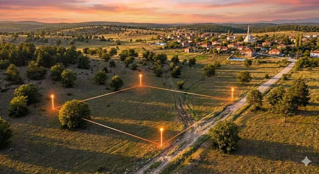 Balıkesir Sındırgı'da 3.050m² Doğa İçinde Tek Tapu Arazi - Köye ve İlçeye Yakın