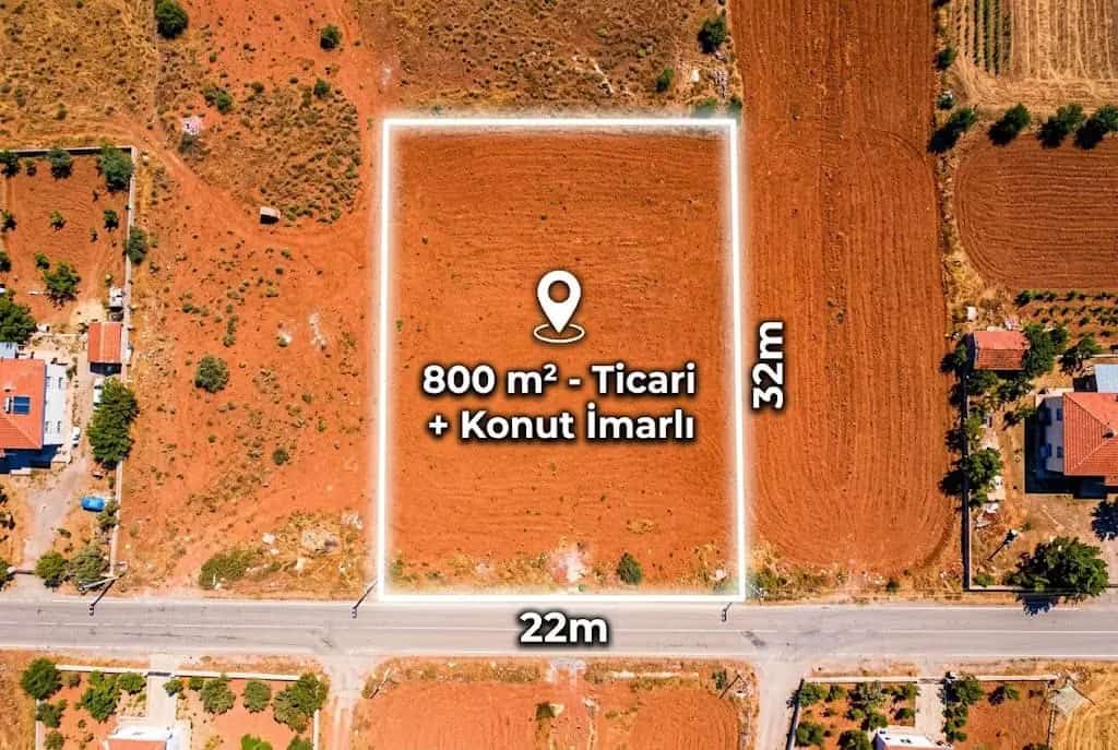 Uzunköprü Karapınar’da 800m² Ticari + Konut İmarlı Kupon Arsa