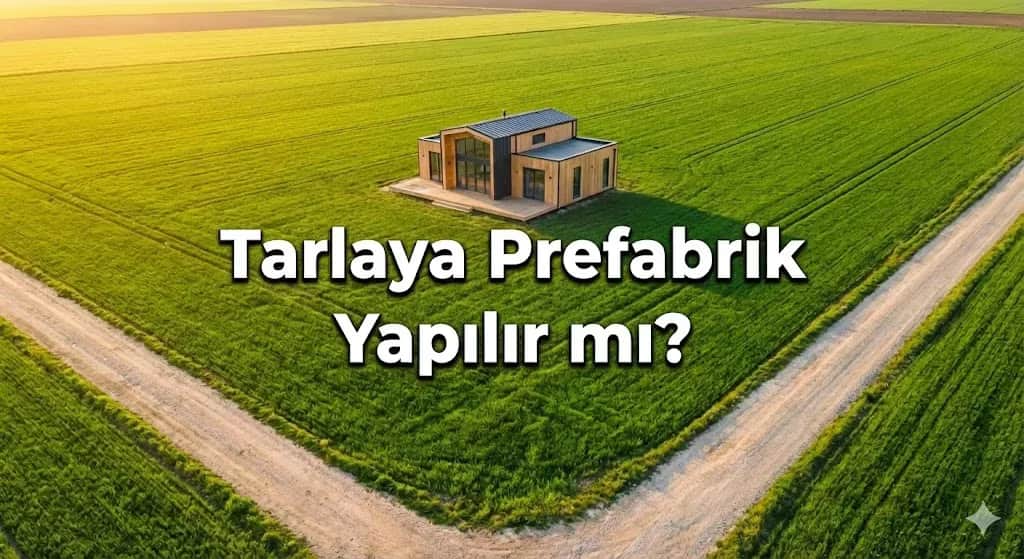 Tarlaya Prefabrik Yapılır mı? 2026 Mevzuatına Göre "Yasal" Sınırlar