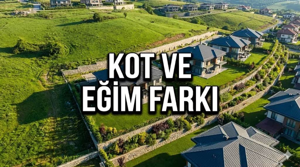 Arazide Kot ve Eğim Farkı: Eğimli Arazi Almak İnşaat Maliyetini ve Değeri Nasıl Etkiler?