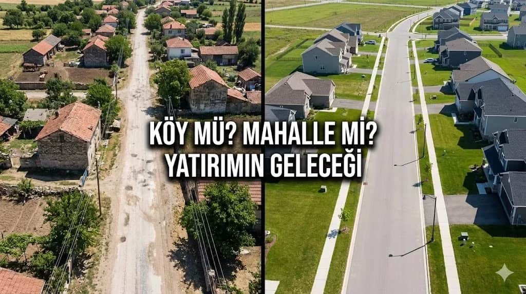 Yatırımda "Köy" ve "Mahalle" Farkı: Neden Mahalle Tapusu Daha Hızlı Değerlenir?