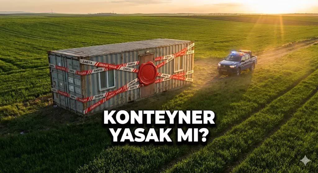 Tarlaya Konteyner Koymak Yasak mı? 2026 Cezaları ve İzinler