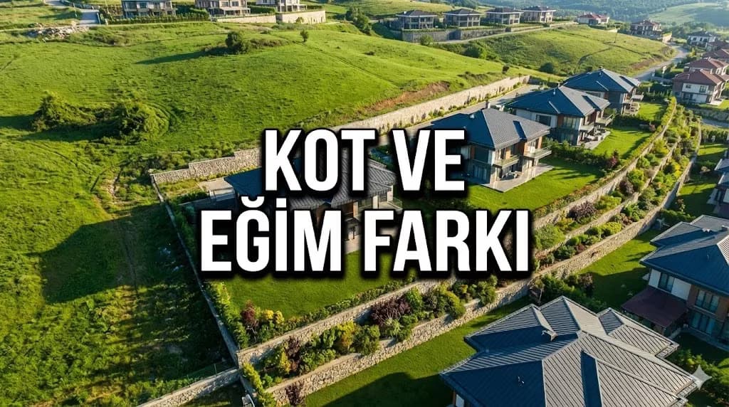 Arazide Kot ve Eğim Farkı: Eğimli Arazi Almak İnşaat Maliyetini ve Değeri Nasıl Etkiler?
