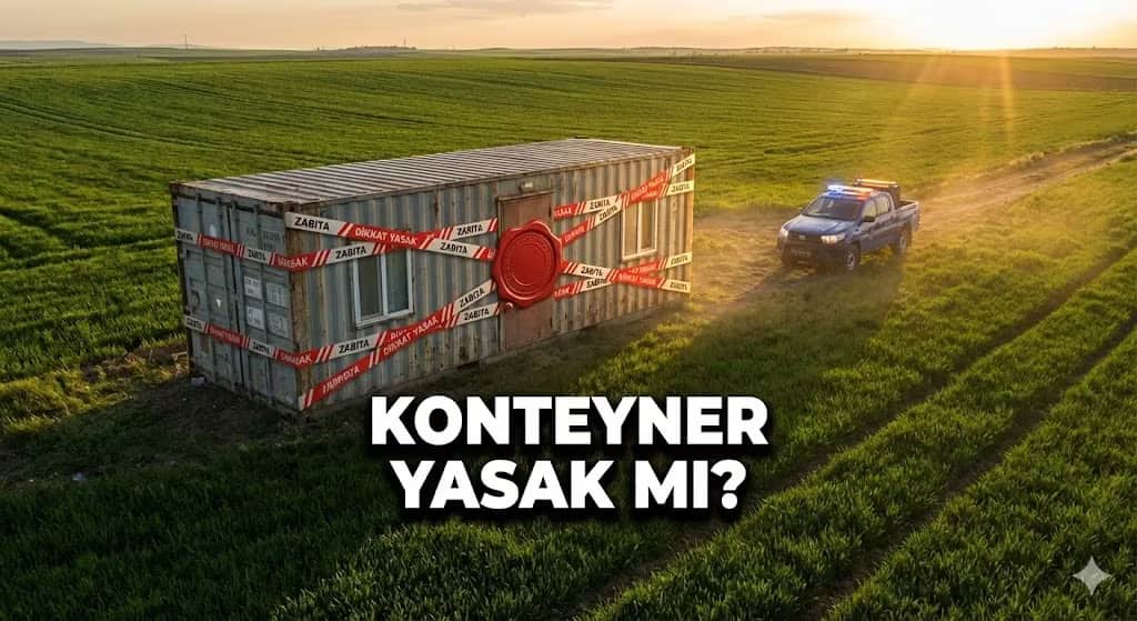 Tarlaya Konteyner Koymak Yasak mı? 2026 Cezaları ve İzinler